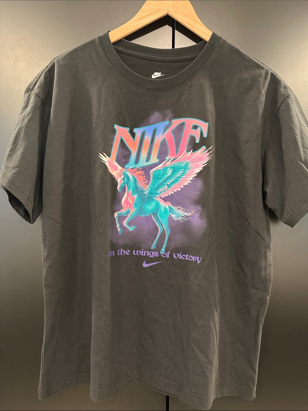NEW Nike On the Wings of Victory Pegasus Graphic Tee